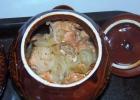 Рецепт: Пшенная каша с курицей, томленная в горшочке - Идеальное блюдо для воскресного обеда Каша пшенная с курицей в рукаве
